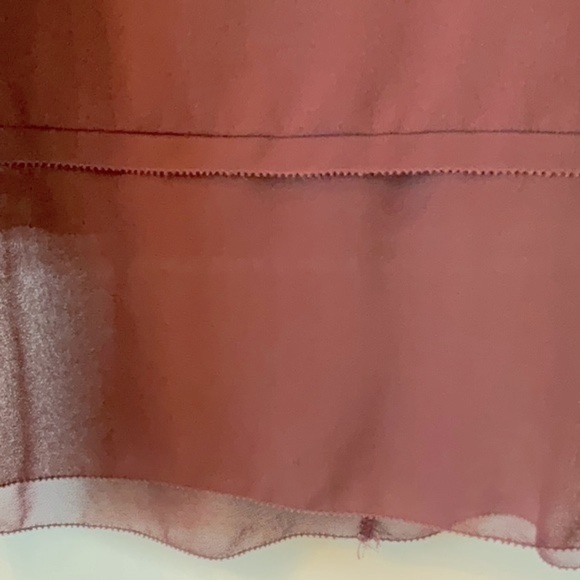 𝅺French Connection 3/4 Sleeve Blouse in Burgundy - S - Picture 4 of 6